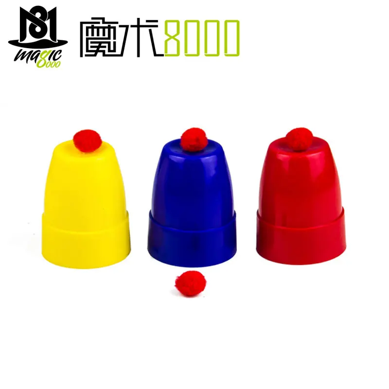 Small Professional Plastic Three Cups and Balls With Chop Magic Tricks Magician Close Up Illusion Gimmick Props Fun Toy
Small Professional Plastic Three Cups and Balls With Chop Magic Tricks Magician Close Up Illusion Gimmick Props Fun Toy