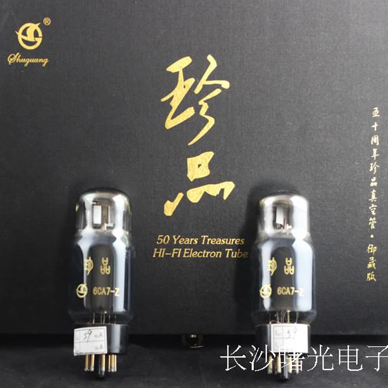 Новые 2 шт. Shuguang Premium Treasure 6CA7 Z(EL34B EL34BW T) пара усилитель HIFI аудио вакуумные трубки