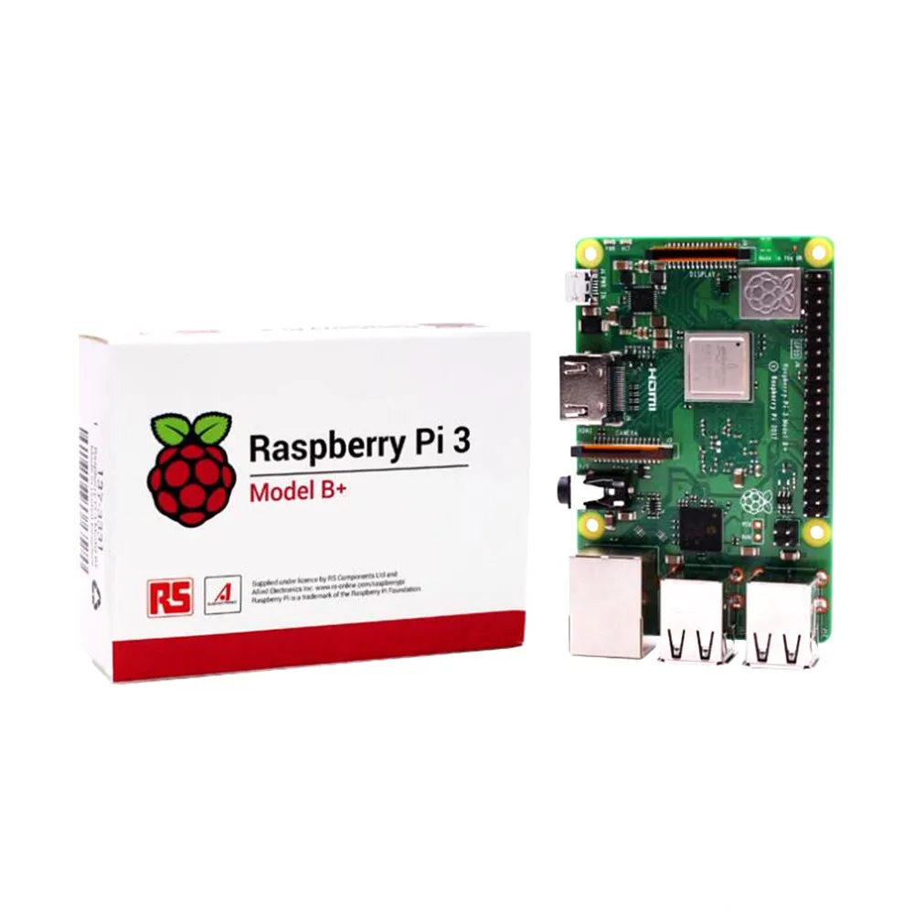 2018 новый оригинальный Raspberry Pi 3 Model B + (вилка) 1,4 ГГц четырехъядерный 64-разрядный процессор Wifi Bluetooth и usb-порт
2018 новый оригинальный Raspberry Pi 3 Model B + (вилка) 1,4 ГГц четырехъядерный 64-разрядный процессор Wifi Bluetooth и usb-порт