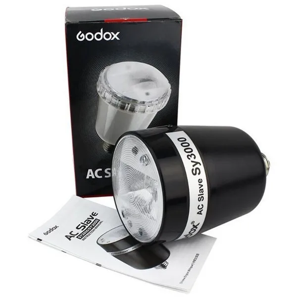 Godox SY3000 Photo Studio Strobe Light E27 Screw AC Slave Flash Strobe Bulb 110V and 220V
Godox SY3000 Photo Studio Strobe Light E27 Screw AC Slave Flash Strobe Bulb 110V and 220V