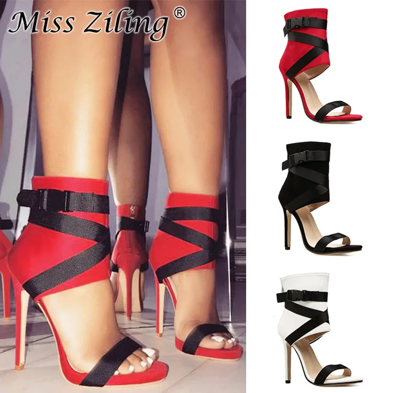 Koovan Women's High Heel Sandals Women's Shoes 2019 New Fish Mouth Cross With Fine Super High Heel Sexy Sandals Size 41-43
Koovan Women's High Heel Sandals Women's Shoes 2019 New Fish Mouth Cross With Fine Super High Heel Sexy Sandals Size 41-43