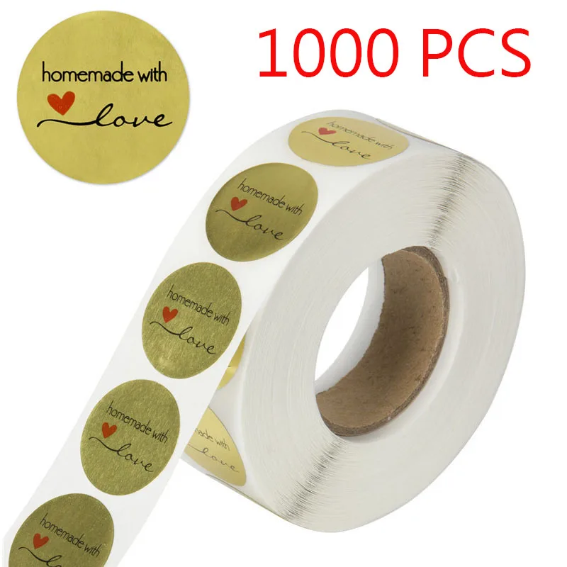500pcs 1 Inch Round Handmade with Love Stickers seal labels for wedding decoration party decoration baby shower Gift
500pcs 1 Inch Round Handmade with Love Stickers seal labels for wedding decoration party decoration baby shower Gift