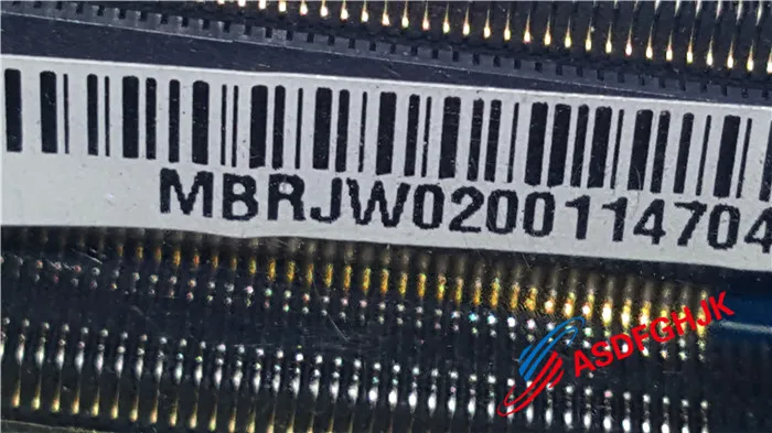 Оригинальная материнская плата для ноутбука Acer ASPIRE 5742 5742G олово желтый 6582p MBRJW02001