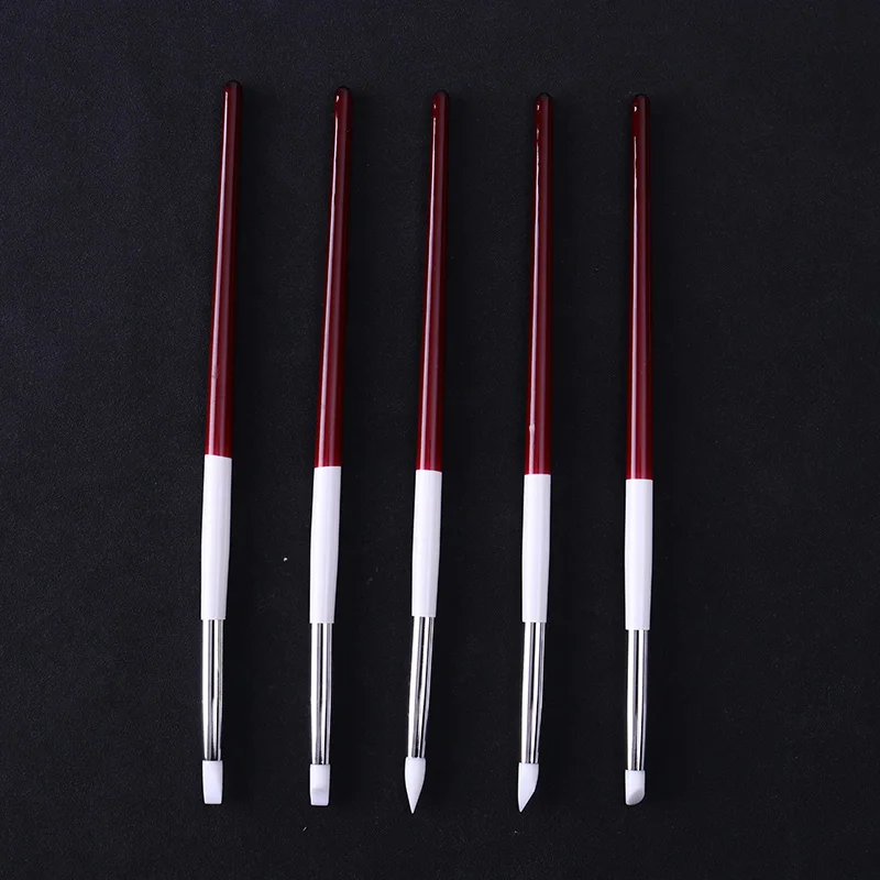 5Pcs Silicone Head Wooden Handle Nail Art statue Pen Rhinestone Acrylic Handle for Emboss Carving Craft Polish
5Pcs Silicone Head Wooden Handle Nail Art statue Pen Rhinestone Acrylic Handle for Emboss Carving Craft Polish