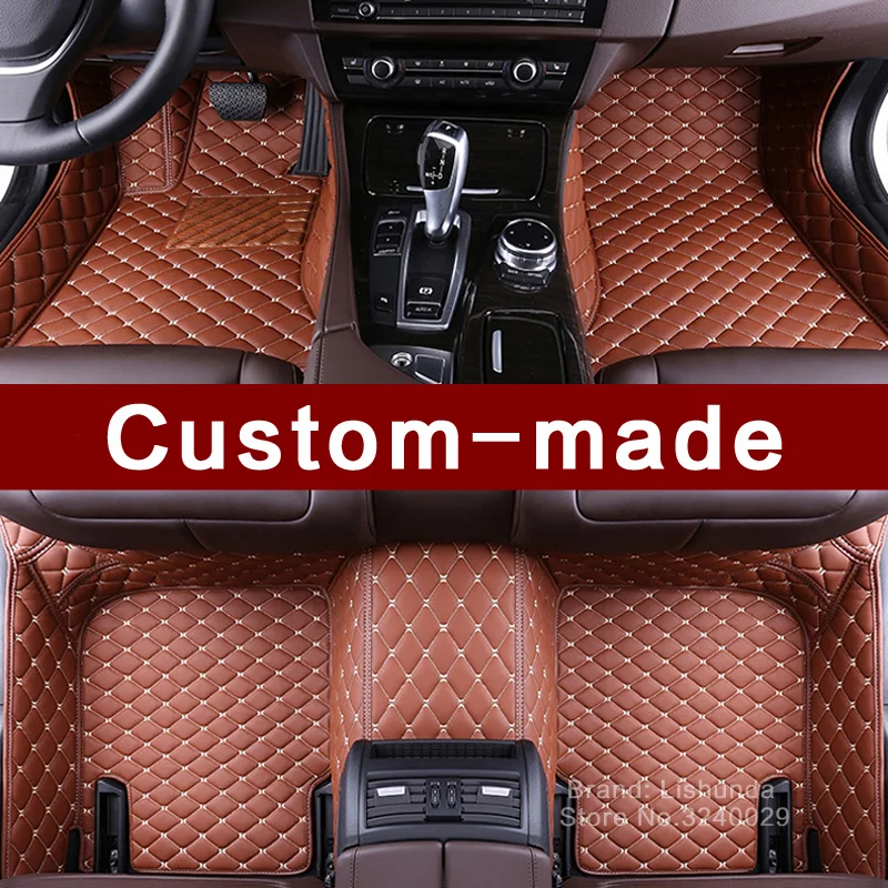 Custom made car floor mats for Audi A6 C5 C6 C7 A4 B6 B7 B8 Allroad A7 A8 A8L Q3 Q5 Q7 3D car-styling carpet liners |