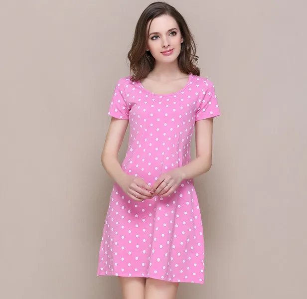 summer style Nightgown Nightdress pijama Ladies Sleepwear pregnant woman nightwear AZ795
summer style Nightgown Nightdress pijama Ladies Sleepwear pregnant woman nightwear AZ795