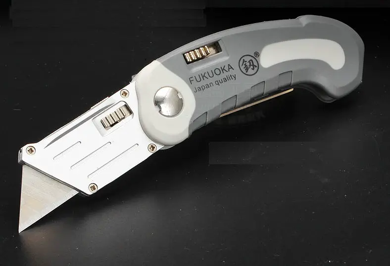 Multifunction electric knife wallpaper knife folding knife utility knife trapezoid replaceable blade alloy handle Free shipping
Multifunction electric knife wallpaper knife folding knife utility knife trapezoid replaceable blade alloy handle Free shipping