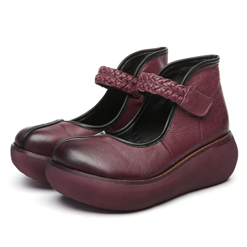 2021 Spring Genuine Leather Women Pumps Platform Wedges Round Toes Ankle Strap High Heel Women Shoes
2021 Spring Genuine Leather Women Pumps Platform Wedges Round Toes Ankle Strap High Heel Women Shoes
