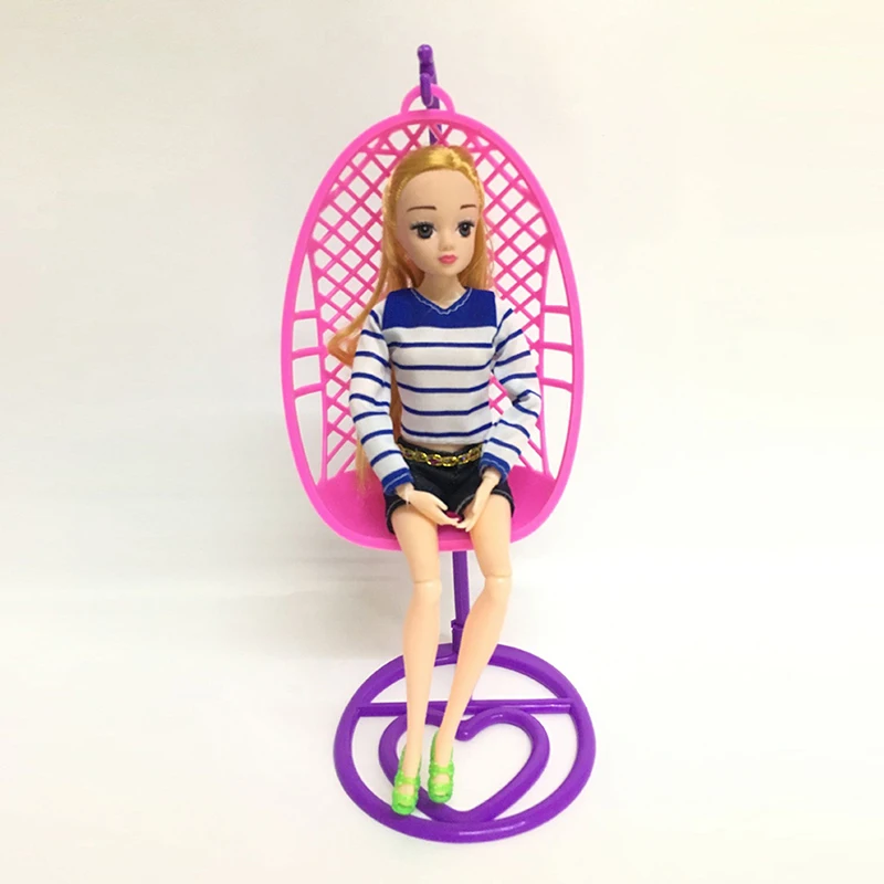 Plastic Swing Chair For Doll Dollhouse Miniature Furniture Toys Doll House Decoration Kid's Play House Toys Handmade
Plastic Swing Chair For Doll Dollhouse Miniature Furniture Toys Doll House Decoration Kid's Play House Toys Handmade