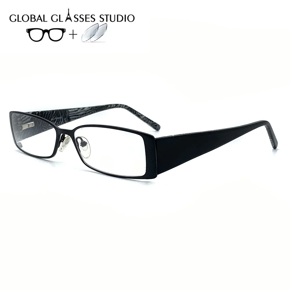Men Metal Glasses Frame Eyewear Eyeglasses Reading Myopia Prescription Lens 1.56 Index OH9114 C2
Men Metal Glasses Frame Eyewear Eyeglasses Reading Myopia Prescription Lens 1.56 Index OH9114 C2