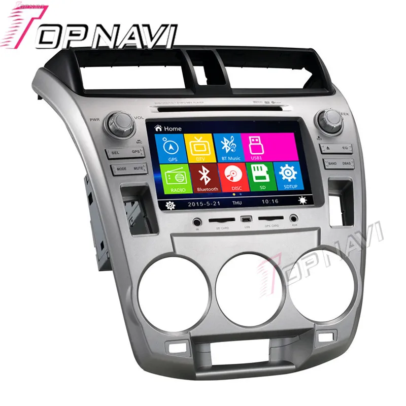 Topnavi 7" Car DVD GPS For Honda City 1.5L 2008- Car Radio Multimedia Audio Stereo In Dash,Wince System
Topnavi 7" Car DVD GPS For Honda City 1.5L 2008- Car Radio Multimedia Audio Stereo In Dash,Wince System