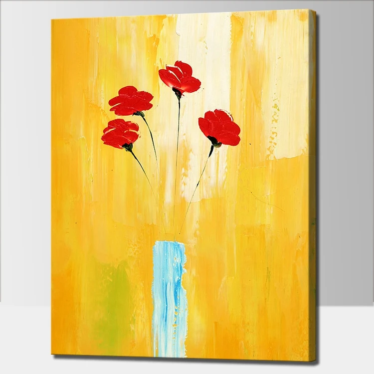 Beautiful decorative flower painting on canvas frameless for wall decor shipping free
Beautiful decorative flower painting on canvas frameless for wall decor shipping free