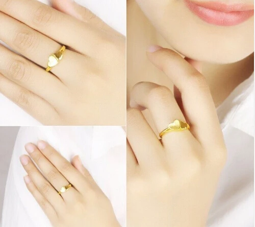 Pure 24K Yellow Gold Ring / Lucky Women's Heart Ring/ 4.56g Us Size: 4-12 Fashion
Pure 24K Yellow Gold Ring / Lucky Women's Heart Ring/ 4.56g Us Size: 4-12 Fashion