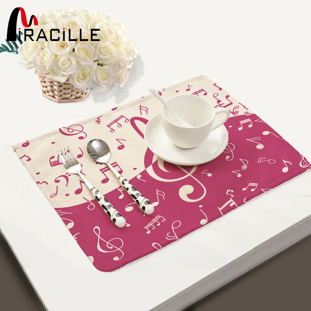 Miracille Home Decor Guitar Piano Table Musical note Placemats For Drink Coasters Set Cup Bowl Mat Kitchen Accessories
Miracille Home Decor Guitar Piano Table Musical note Placemats For Drink Coasters Set Cup Bowl Mat Kitchen Accessories