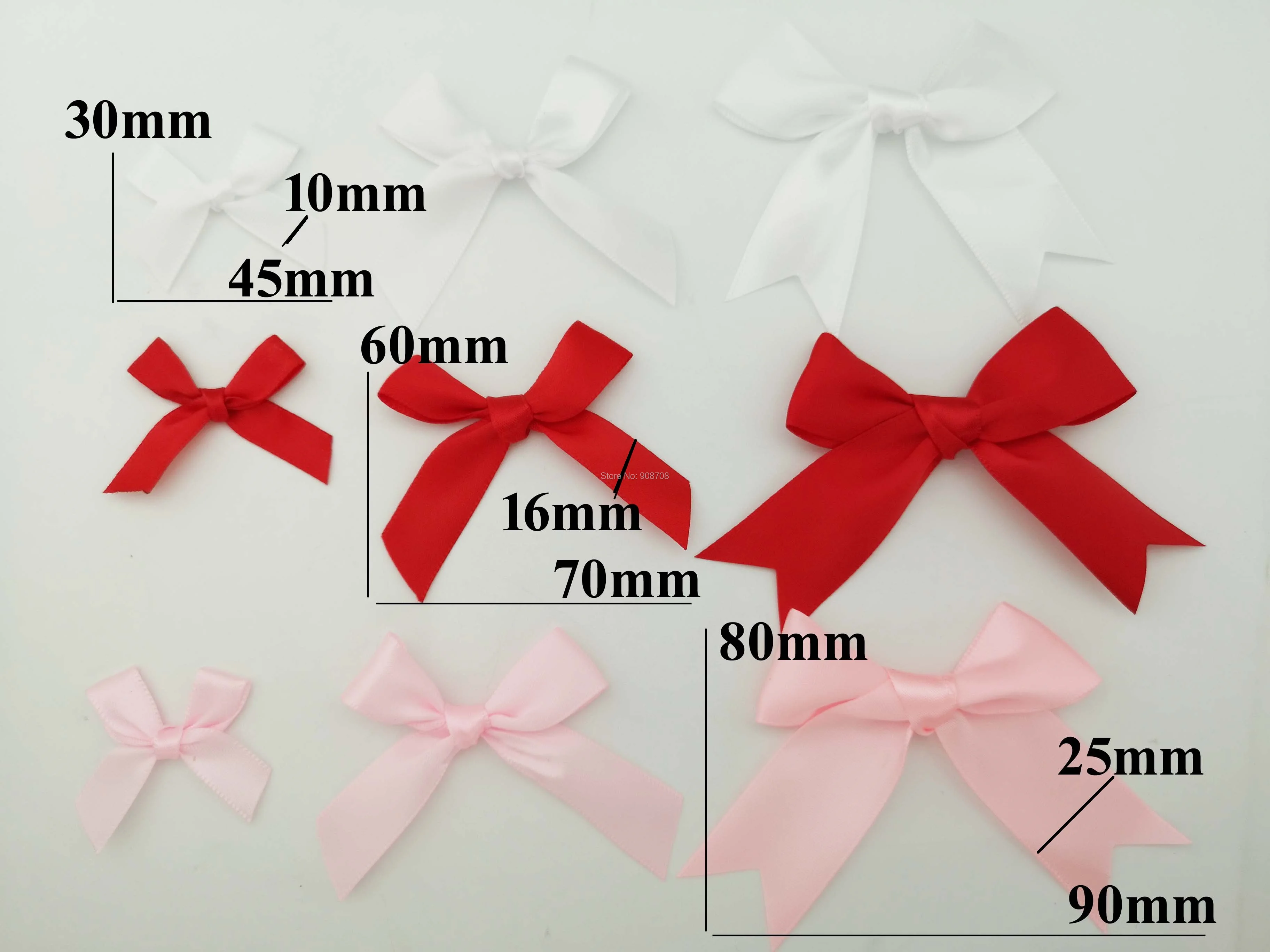 F0028 Fashionable satin Ribbon Bows 120pcs multisizes handmade clothes accessories crafting decoration
F0028 Fashionable satin Ribbon Bows 120pcs multisizes handmade clothes accessories crafting decoration