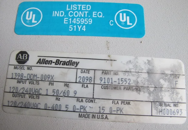 Servo drive 1398-DDM-009X , Used one , 90% appearance new , 3 months warranty , fastly shipping
Servo drive 1398-DDM-009X , Used one , 90% appearance new , 3 months warranty , fastly shipping