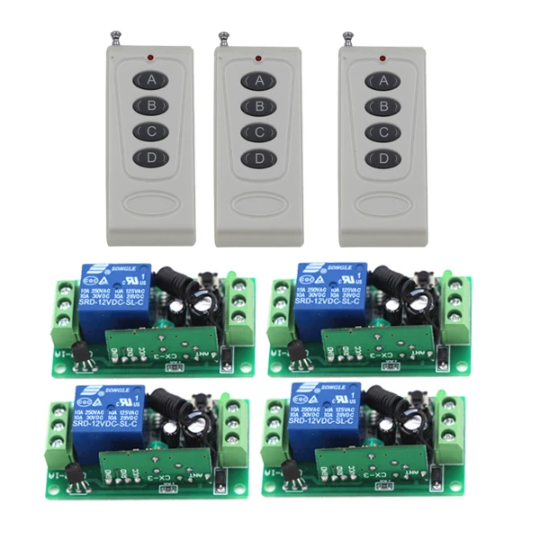DC9V 12V 24V Белый RF переключатель 3 передатчик и 4 приемника беспроводной переключатель системы дистанционного управления ручной переключатель
DC9V 12V 24V Белый RF переключатель 3 передатчик и 4 приемника беспроводной переключатель системы дистанционного управления ручной переключатель