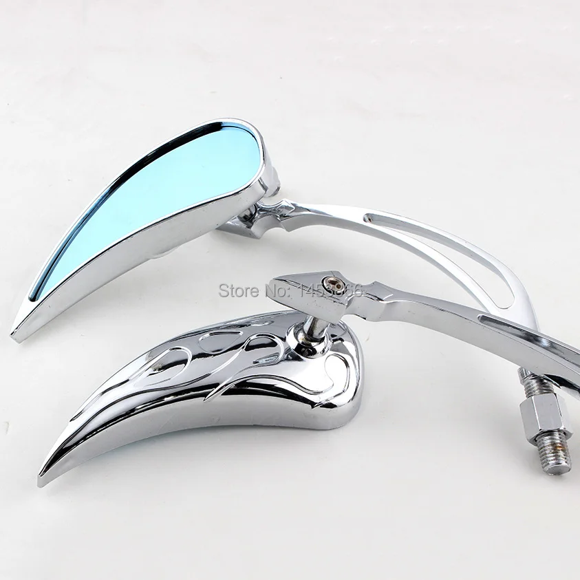 CHROME TEARDROP CUSTOM REARVIEW SIDE MIRRORS 8MM 10MM ADAPTER FOR HARLEY MOTORCYCLE CRUISER CHOPPER
CHROME TEARDROP CUSTOM REARVIEW SIDE MIRRORS 8MM 10MM ADAPTER FOR HARLEY MOTORCYCLE CRUISER CHOPPER
