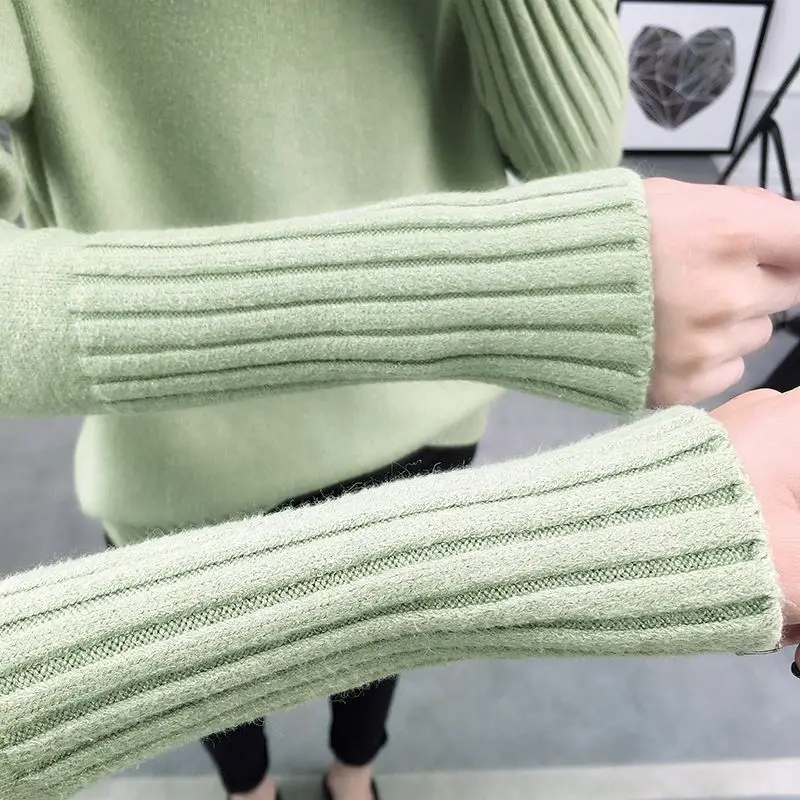 2018 New Winter Women Sweaters Fashion O-Neck Long sleeve Pullovers Plus Size Loose Knitted Sweaters Female Jumper Tops
2018 New Winter Women Sweaters Fashion O-Neck Long sleeve Pullovers Plus Size Loose Knitted Sweaters Female Jumper Tops