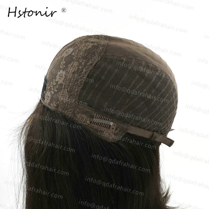Hstonir Европейский Реми человеческие Кошерный парик из волос еврейский Шелковый