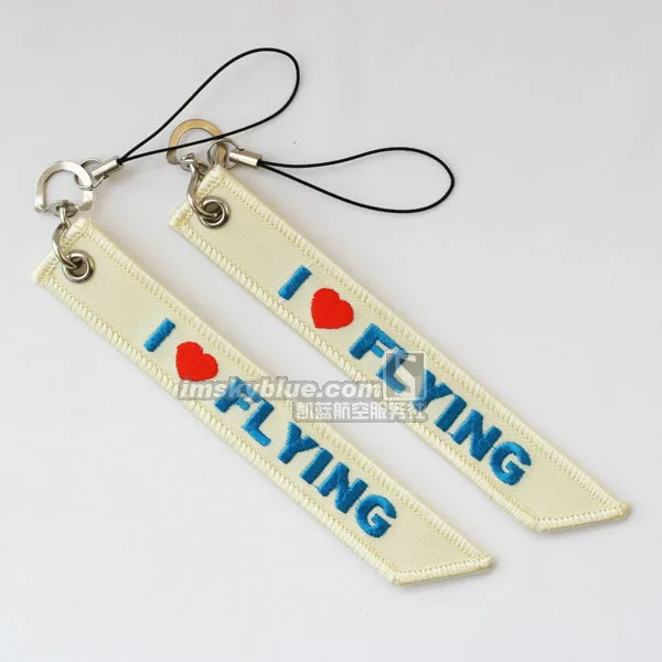 Пилот бежевая багажная сумка бирка с "I love flying" лучший подарок для летчика