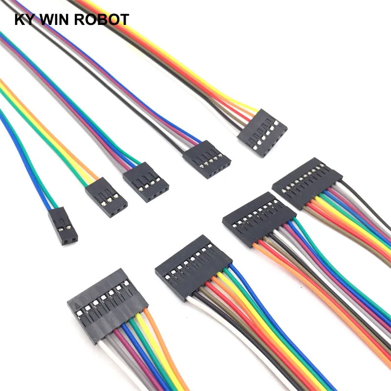 Dupont line 20cm 2.54mm Female to Female 2P/3P/4P/5P/6P/7P/8P/9P/10P/12P Color Breadboard Cable Jump Wire Jumper For Arduino
Dupont line 20cm 2.54mm Female to Female 2P/3P/4P/5P/6P/7P/8P/9P/10P/12P Color Breadboard Cable Jump Wire Jumper For Arduino