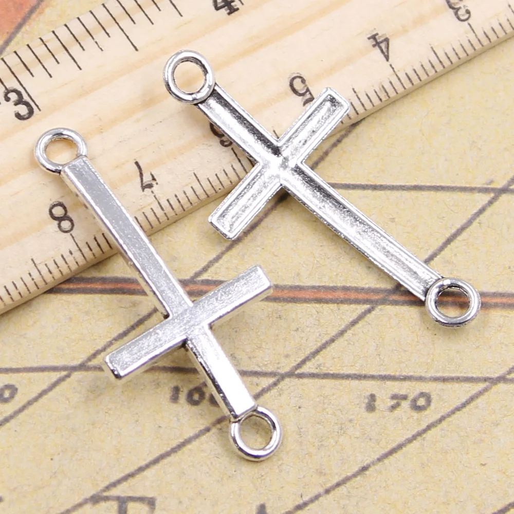 12pcs Charms Cross Connector 46x20mm Antique Silver Color Pendants Making DIY Handmade Tibetan Finding Jewelry For Bracelet
12pcs Charms Cross Connector 46x20mm Antique Silver Color Pendants Making DIY Handmade Tibetan Finding Jewelry For Bracelet