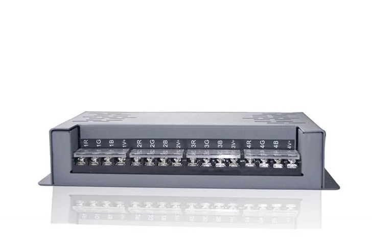 Hight quality Constant voltage dmx decorder 12 channels *3A ,output 432W/864w ,0-100 dimming,DC12-24v input , 3 years warranty
Hight quality Constant voltage dmx decorder 12 channels *3A ,output 432W/864w ,0-100 dimming,DC12-24v input , 3 years warranty