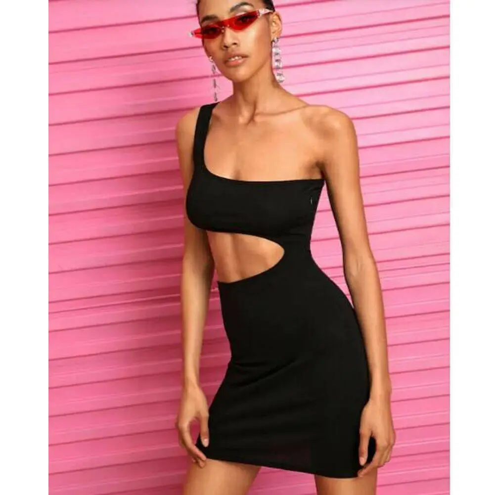 Women Bodycon Slim Short Mini Dress Evening Party Clubwear Pencil Dress Black One Shoulder Sexy Dresses Sundress
Women Bodycon Slim Short Mini Dress Evening Party Clubwear Pencil Dress Black One Shoulder Sexy Dresses Sundress