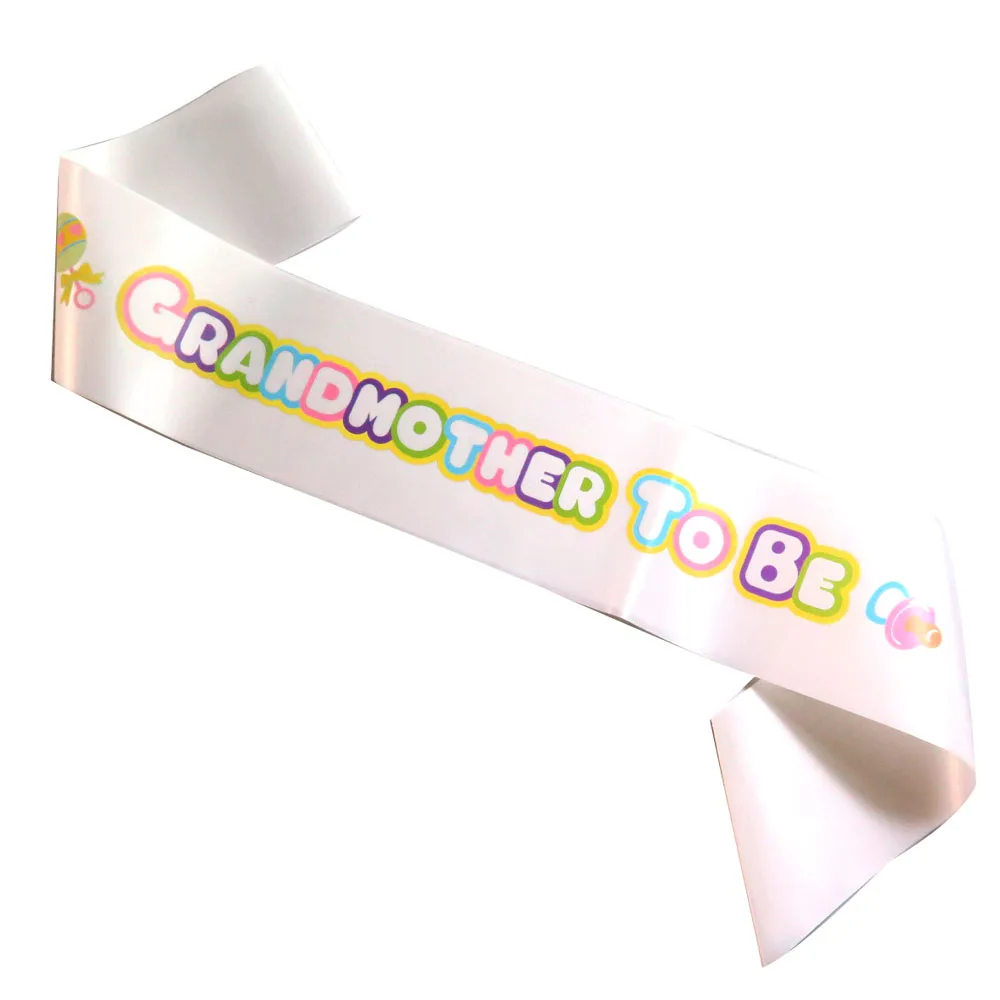 Baby shower satin ribbon Color white pink purple black fabric grandmother mother to be party sash event party supplies
Baby shower satin ribbon Color white pink purple black fabric grandmother mother to be party sash event party supplies