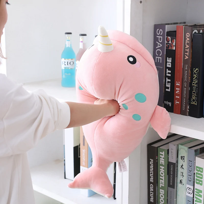 1pc 25-95cm Lovely Whale Fish Doll Pillow Soft Narwhal Plush Stuffed Animal Toys Kids Boys Girls Cute Birthday Christmas Gifts
1pc 25-95cm Lovely Whale Fish Doll Pillow Soft Narwhal Plush Stuffed Animal Toys Kids Boys Girls Cute Birthday Christmas Gifts