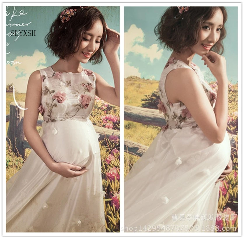 2018 lovely cut print partwork lace dress for pregnant women photography ball gown maternity dress Appliques accessory
2018 lovely cut print partwork lace dress for pregnant women photography ball gown maternity dress Appliques accessory