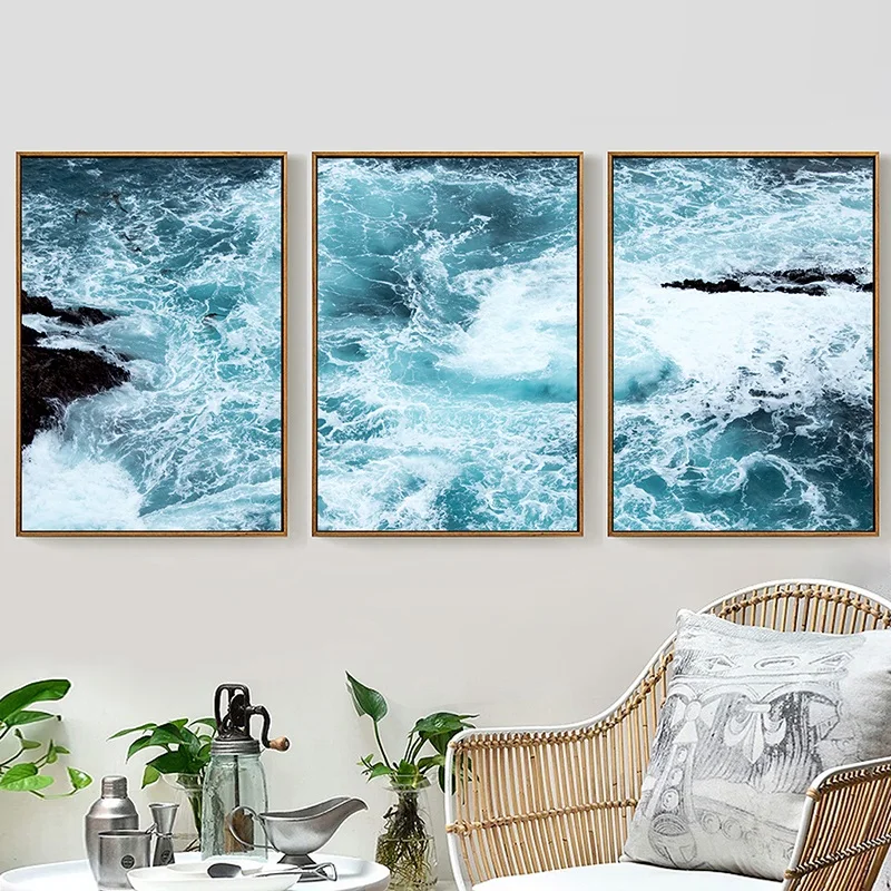 Nordic Wave Scenery Poster and Prints Simple Landscape Canvas Painting Seascape Wall Pictures for Living Room Home Decoration
Nordic Wave Scenery Poster and Prints Simple Landscape Canvas Painting Seascape Wall Pictures for Living Room Home Decoration