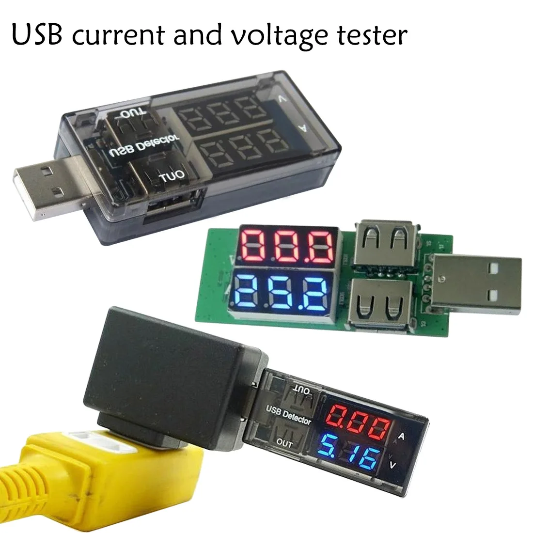 Battery Voltmeter Ammeter Charger Usb charger doctor usb charging detector USB voltage ammeter Voltage meters
Battery Voltmeter Ammeter Charger Usb charger doctor usb charging detector USB voltage ammeter Voltage meters