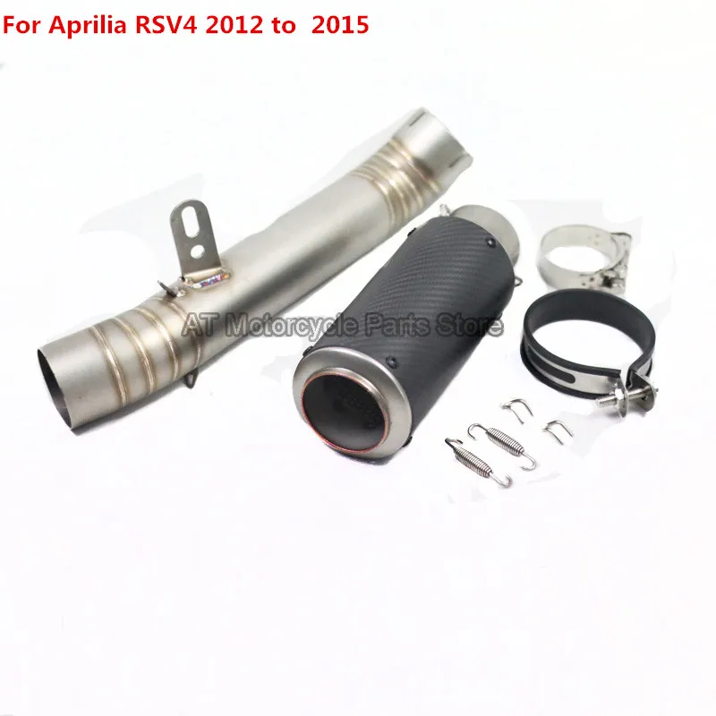 Motorcycle Exhaust Muffler Full System With Middle Link Pipe Modified Scooter Escape Moto Slip on For Aprilia RSV4 2012 to 2015
Motorcycle Exhaust Muffler Full System With Middle Link Pipe Modified Scooter Escape Moto Slip on For Aprilia RSV4 2012 to 2015
