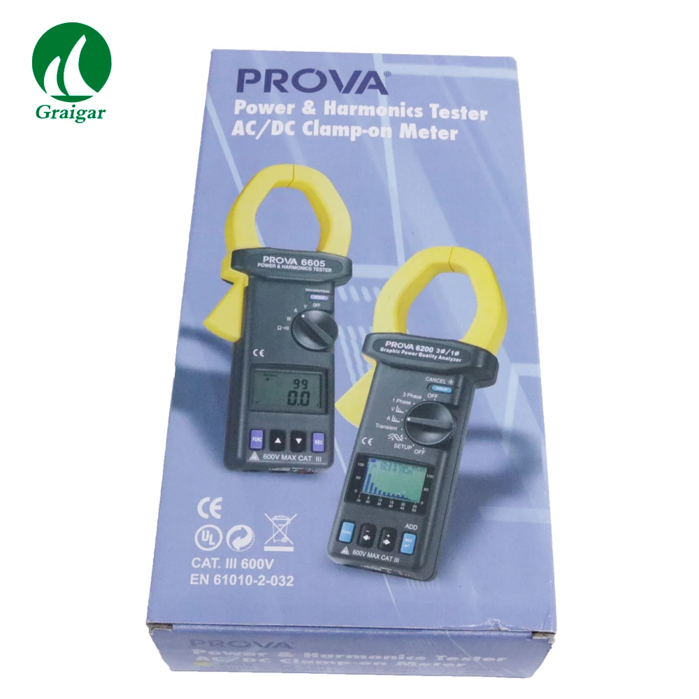 Digital Clamp Meter Prova-2000 AC/DC Clamp Meter Operating Temperature 0 C to 40 C (32 F to 104 F )
Digital Clamp Meter Prova-2000 AC/DC Clamp Meter Operating Temperature 0 C to 40 C (32 F to 104 F )