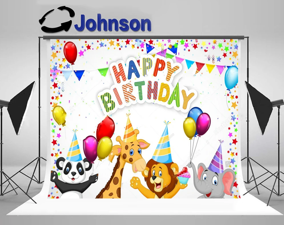 Safari Birthday Animals flag balloon star backdrop Vinyl cloth High quality Computer print Birthday background
Safari Birthday Animals flag balloon star backdrop Vinyl cloth High quality Computer print Birthday background