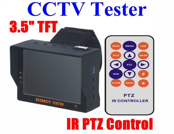 3.5 &quotЖК-Монитор CCTV Камеры Безопасности Видео Тест Тестер с ИК PTZ Удаленного |