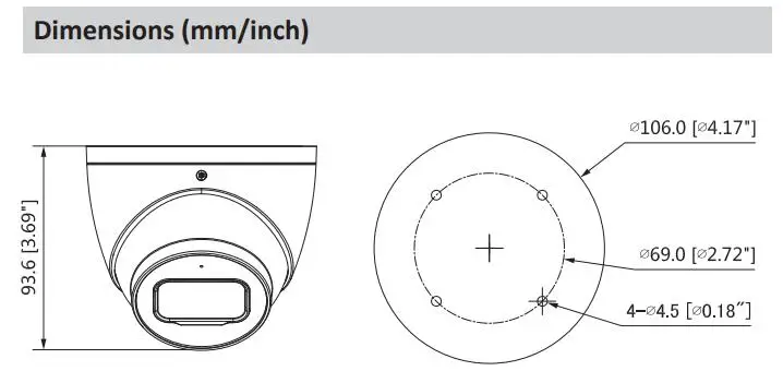 DAHUA Free Shipping CCTV IP Camera 2MP Day/Night 1080P WDR Surveillance IR Eyeball AI Network Camera IP67 DH-IPC-HDW5241TM-AS
DAHUA Free Shipping CCTV IP Camera 2MP Day/Night 1080P WDR Surveillance IR Eyeball AI Network Camera IP67 DH-IPC-HDW5241TM-AS