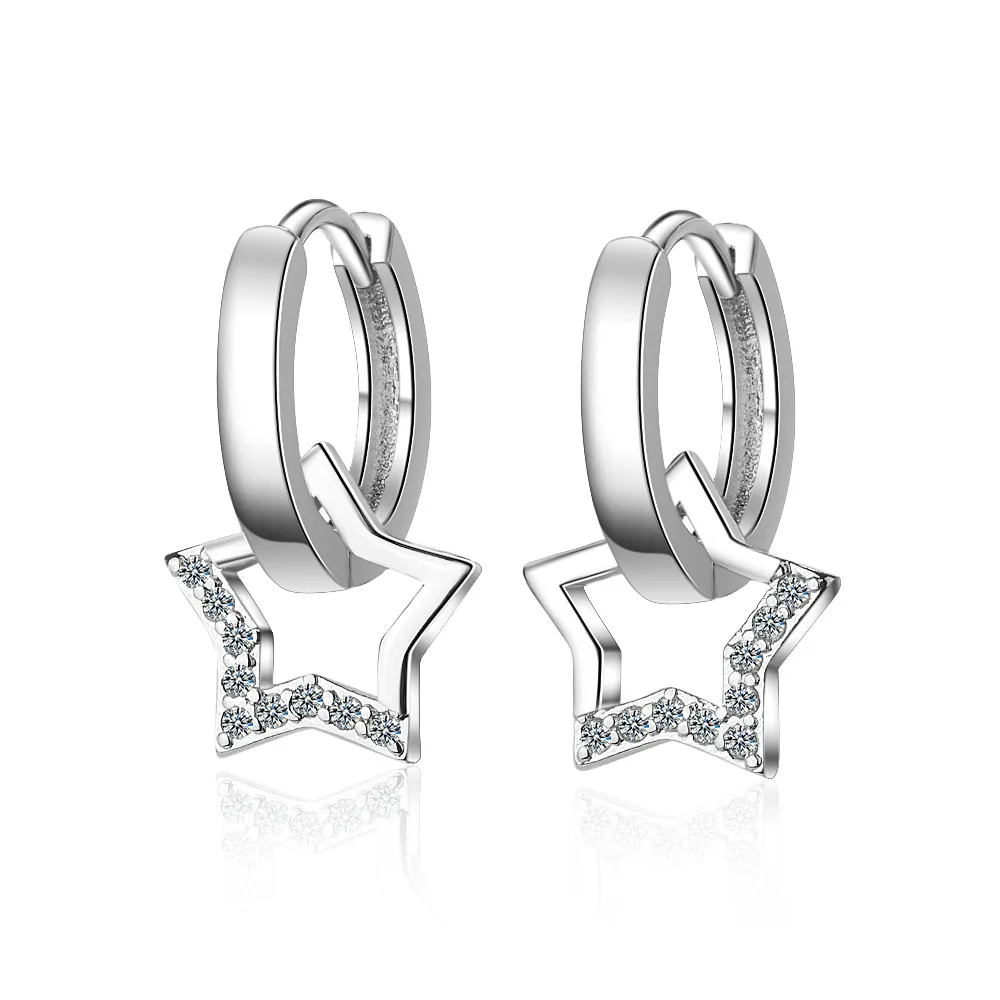 New Arrival 925 Sterling Silver Earrings Zircon Star Tassel Stud Earrings For Women Birthday Gift Wholesale Jewelry
New Arrival 925 Sterling Silver Earrings Zircon Star Tassel Stud Earrings For Women Birthday Gift Wholesale Jewelry