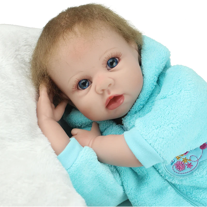 22" 55cm Doll Reborn For Sale Soft cloth body Silicone Reborn Babies Girls Play House Toys bebe alive bonecas reborn
22" 55cm Doll Reborn For Sale Soft cloth body Silicone Reborn Babies Girls Play House Toys bebe alive bonecas reborn