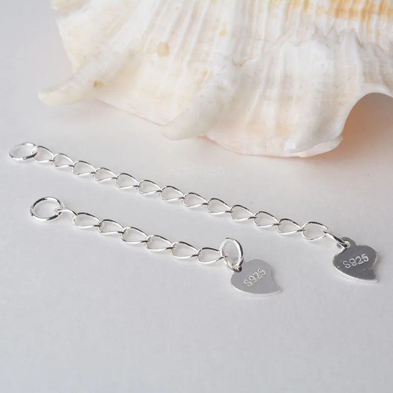 solid 925 Sterling Silver twisted oval cable chain extender with heart tag for chain necklace
solid 925 Sterling Silver twisted oval cable chain extender with heart tag for chain necklace