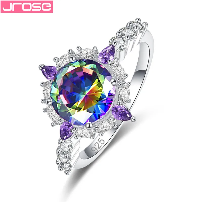 JROSE Fashion Flower Rings For Women Sterling Silver 925 Jewelry wedding Engagement Love Zircon Jewellery Female Anillos Gifts
JROSE Fashion Flower Rings For Women Sterling Silver 925 Jewelry wedding Engagement Love Zircon Jewellery Female Anillos Gifts