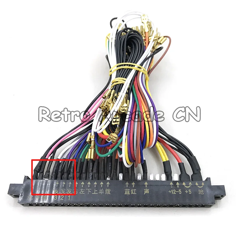 Shot size 40cm Jamma Harness with 5 / 6 action button wires for arcade game machine/cabinet accessories
Shot size 40cm Jamma Harness with 5 / 6 action button wires for arcade game machine/cabinet accessories
