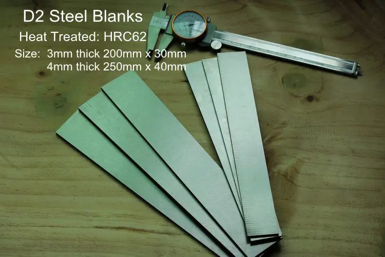 Sweden D2 knife making steel blanks HRC62 Knife DIY blade steel bar blanks (XW-42)
Sweden D2 knife making steel blanks HRC62 Knife DIY blade steel bar blanks (XW-42)