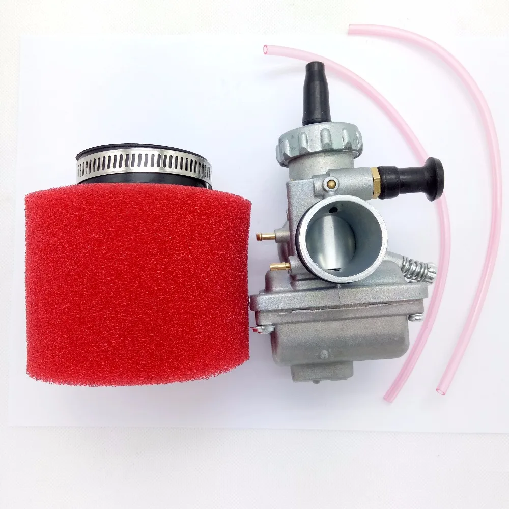 Карбюратор для Yamaha Blaster 200 YFS200 1988 2006 VM24 Carb W/Красный воздушный фильтр ATV|air filter atv|atvs