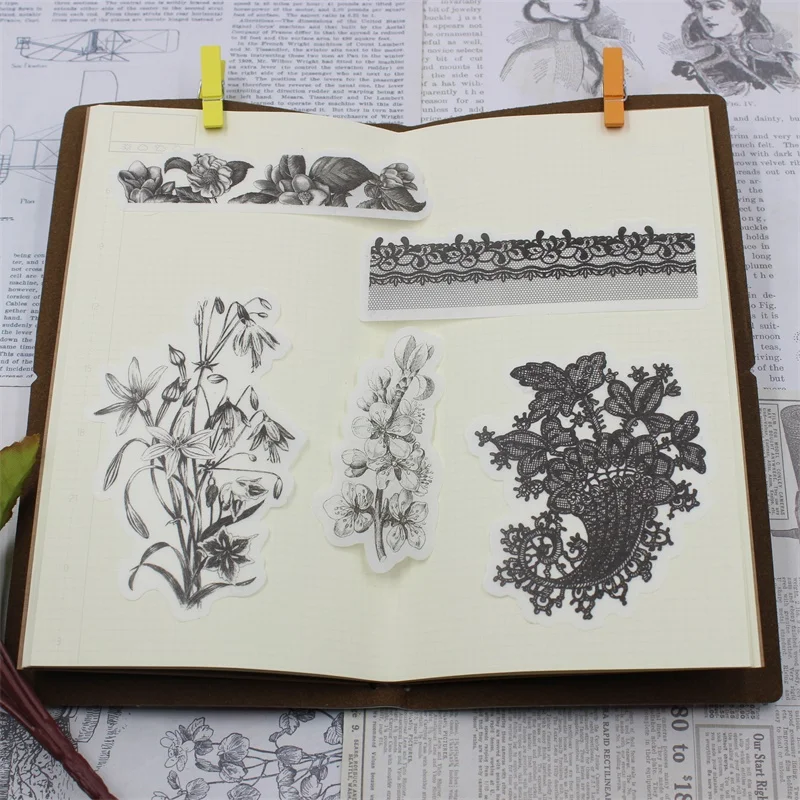 60pcs Vintage Designs Vellum Stickers for Scrapbooking Happy Planner/Card Making/Journaling Project
60pcs Vintage Designs Vellum Stickers for Scrapbooking Happy Planner/Card Making/Journaling Project