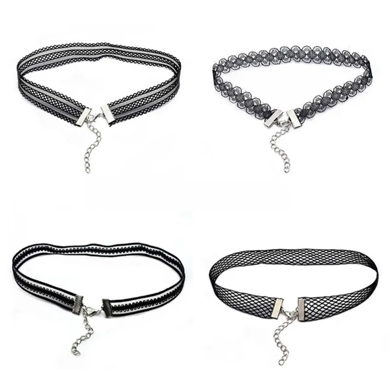Black Lace Necklace Gothic Tattoo Leather Choker Necklace For Woman Girls Collar Neck Accessories Party Jewelry Wholesale
Black Lace Necklace Gothic Tattoo Leather Choker Necklace For Woman Girls Collar Neck Accessories Party Jewelry Wholesale