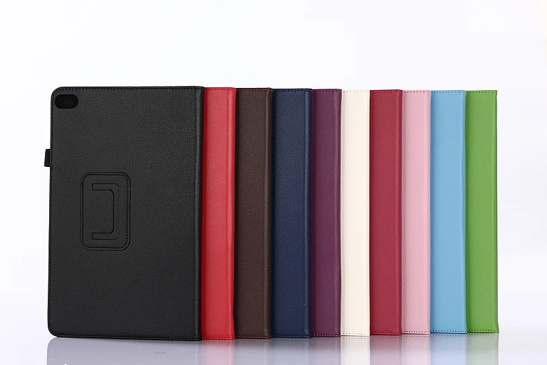 Ультратонкий чехол книжка из пу кожи с 2 folder lichi подставкой для Huawei MediaPad T2 Pro 10 5 8