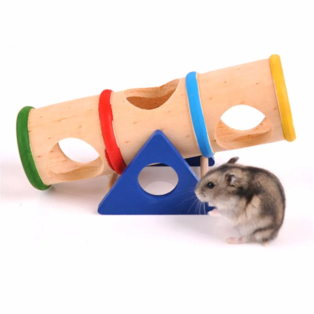 Colorful Wood Material Hamster Rainbow Seesaw Small Pet Teeterboard Toy Funny Wood Mice Parrots Cage House Hide Playing Toys
Colorful Wood Material Hamster Rainbow Seesaw Small Pet Teeterboard Toy Funny Wood Mice Parrots Cage House Hide Playing Toys